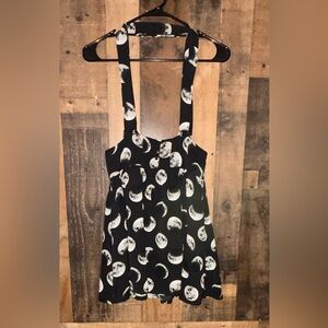 Women’s Sz Medium Hot Topic Black Moon Print Top or Dress NEW